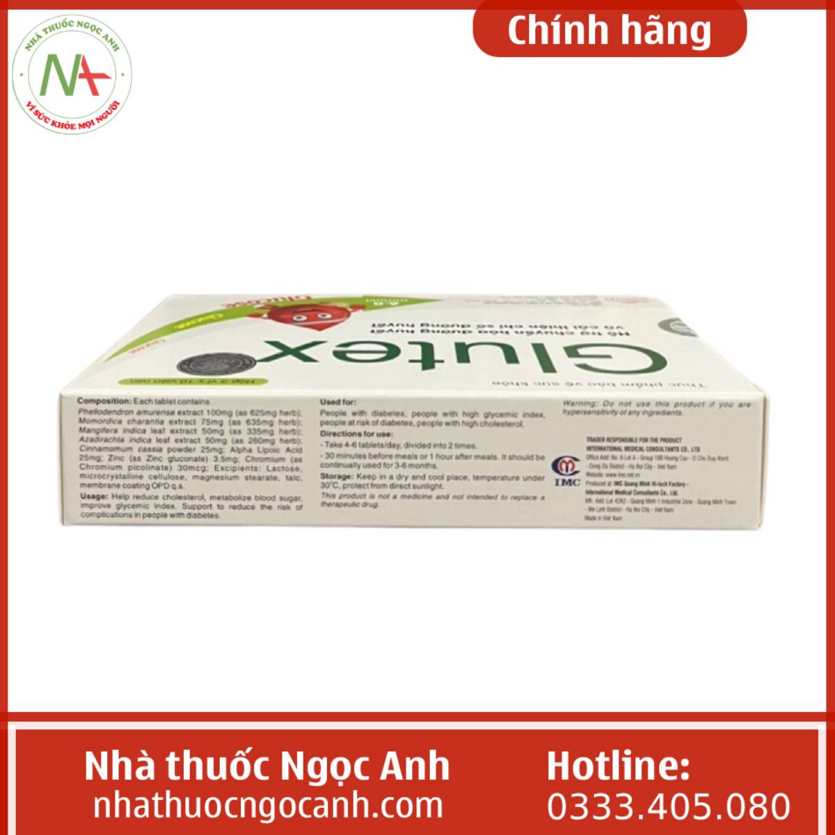 Glutex có công dụng gì?