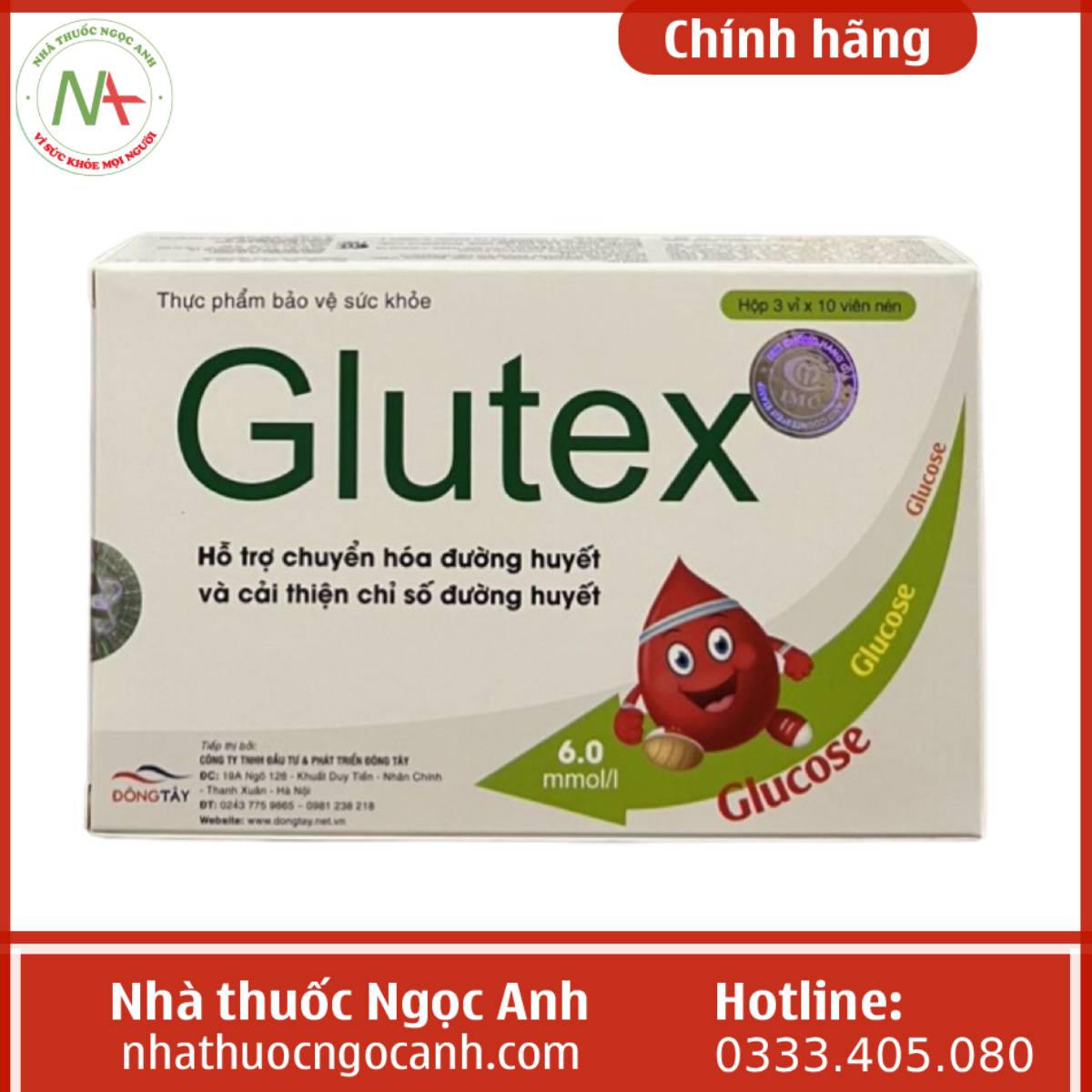 Glutex có công dụng gì?