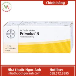 Hình ảnh thuốc Primolut N 5mg