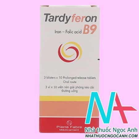 Thuốc Tardyferon B9: Công dụng, liều dùng, tác dụng phụ, giá ...