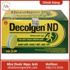 Tác dụng thuốc Decolgen ND