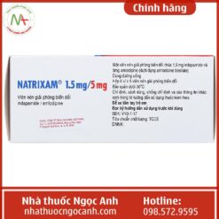 thuốc Natrixam 1.5mg/5mg liều dùng