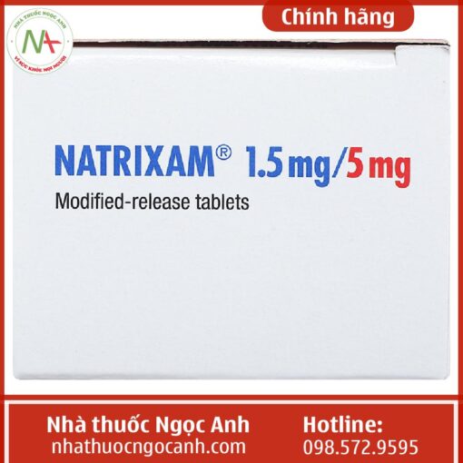 thuốc Natrixam 1.5mg/5mg có tốt không