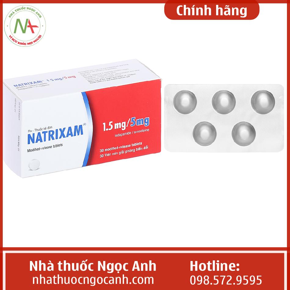 Công dụng thuốc Natrixam 1.5mg/5mg