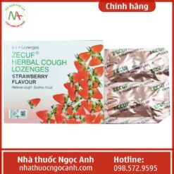 Công dụng thuốc Zecuf Herbal Cough Lozenges (Strawberry Flavour)