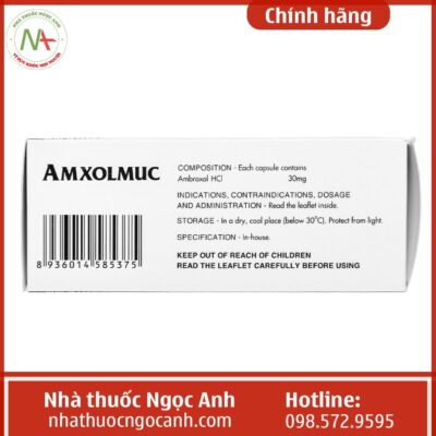 Thuốc Amxolmuc 30mg là thuốc gì?