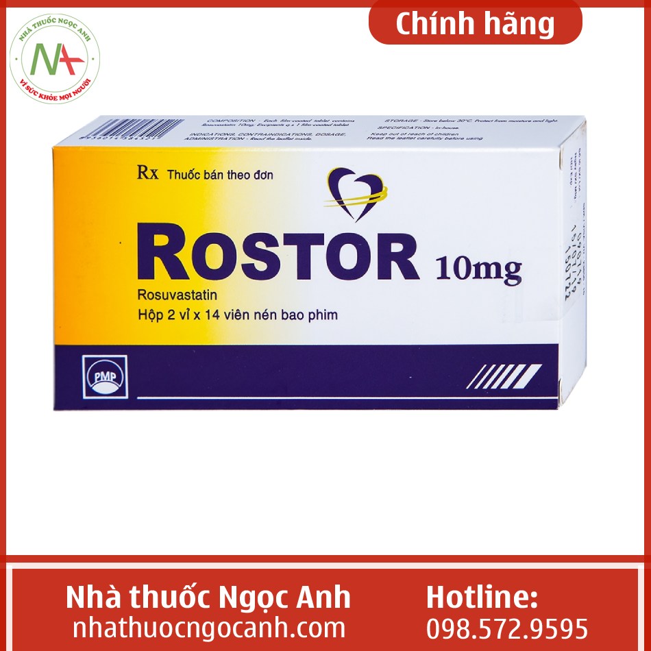 Thuốc Rostor 10mg là thuốc kê đơn dùng để giảm cholesterol LDL và triglycerid trong máu có tác dụng như thế nào?
