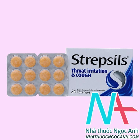 Thuốc Strepsils throat irritation & Cough