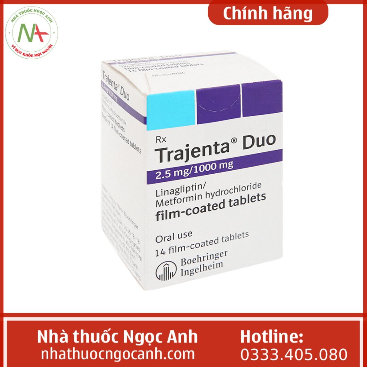 Trajenta Duo 2.5mg/1000mg