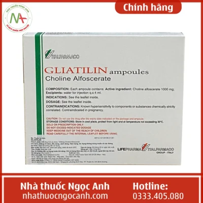 Thuốc Gliatilin ampoules