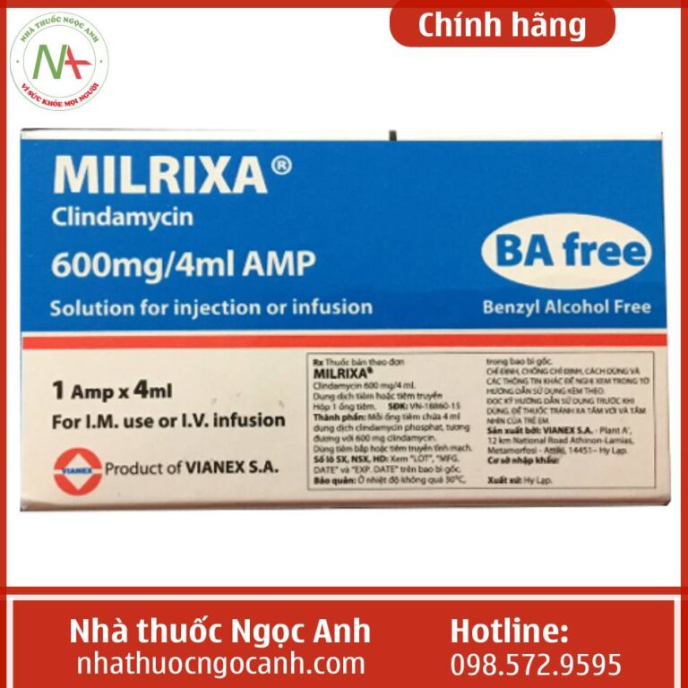 Milrixa 600mg/4ml