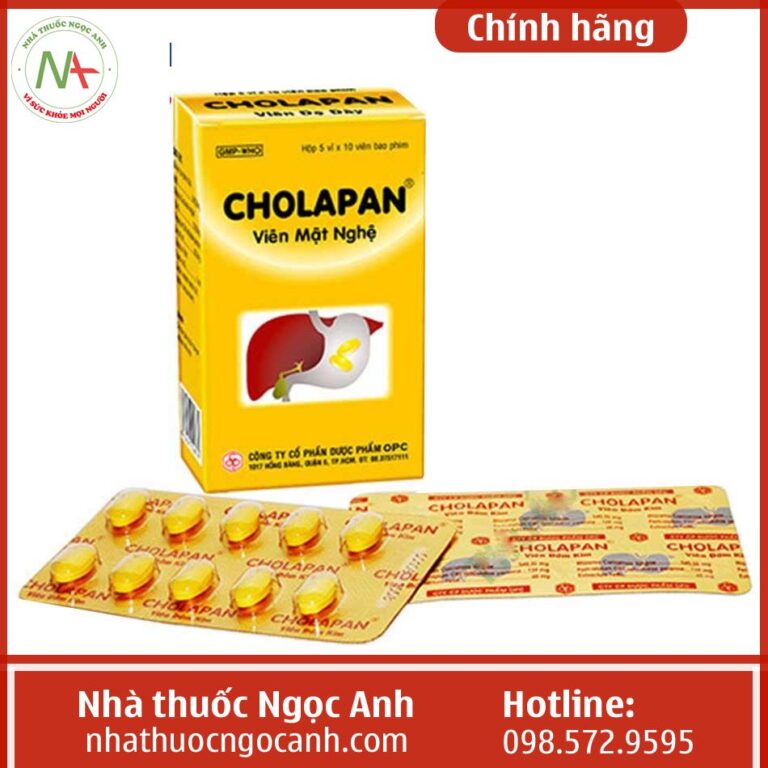 Hình ảnh thuốc Cholapan Viên Mật Nghệ