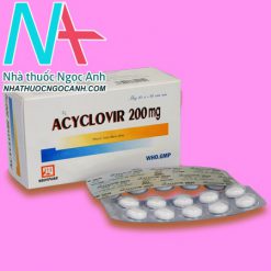 Thuốc Acyclovir 200mg Nadyphar