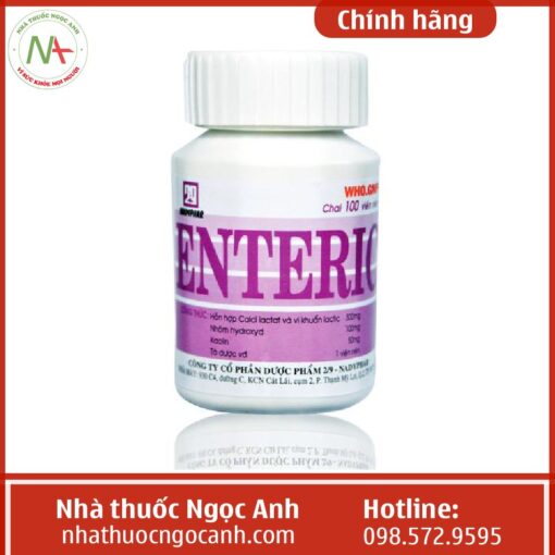 Enteric Nadyphar (chai 100 viên nang)
