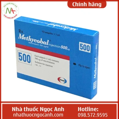 Thuốc tiêm Methycobal injection 500μg giá bao nhiêu, mua ở đâu?