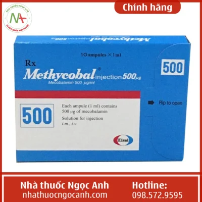 Hộp thuốc Methycobal injection 500μg