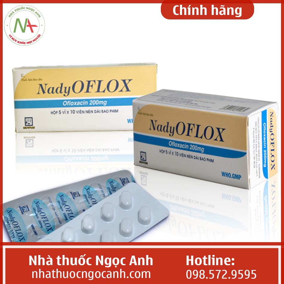 Hộp thuốc NadyOFLOX