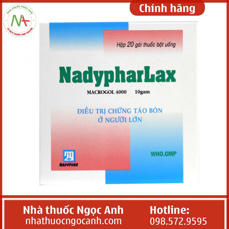 Hộp thuốc NadypharLax
