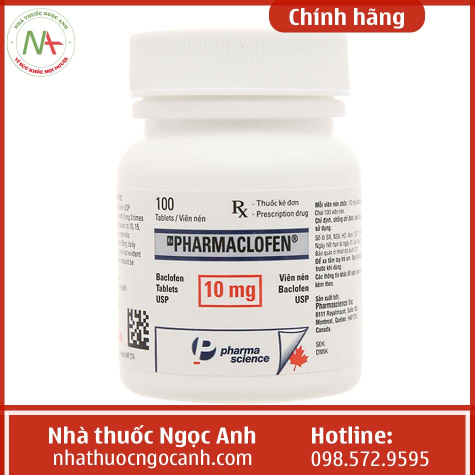 Lọ thuốc Pharmaclofen 10mg