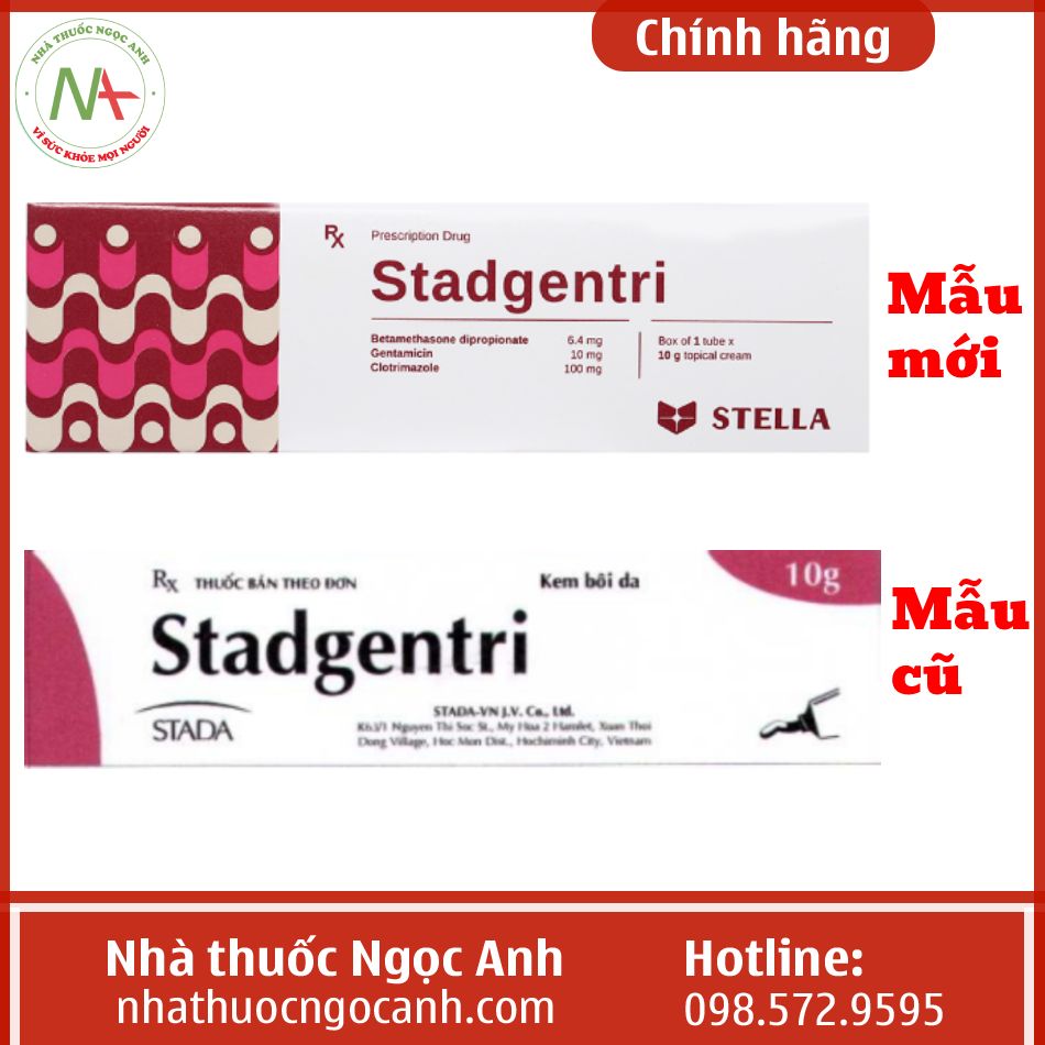 Thay đỗi mẫu mã thuốc Stadgentri Stella 10g