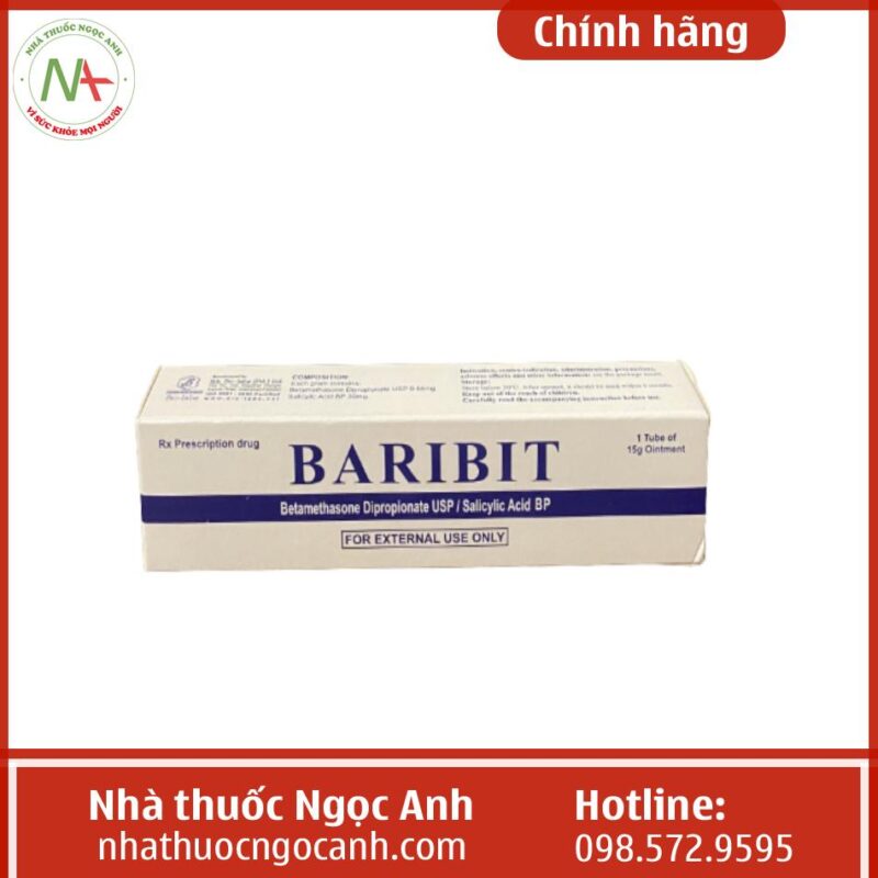 Thuốc Baribit 15g là thuốc gì, có tác dụng gì, giá bao nhiêu, mua ở đâu