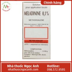 Liều dùng của thuốc Meladinine 0,1%