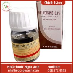 Chỉ định của thuốc Meladinine 0,1%