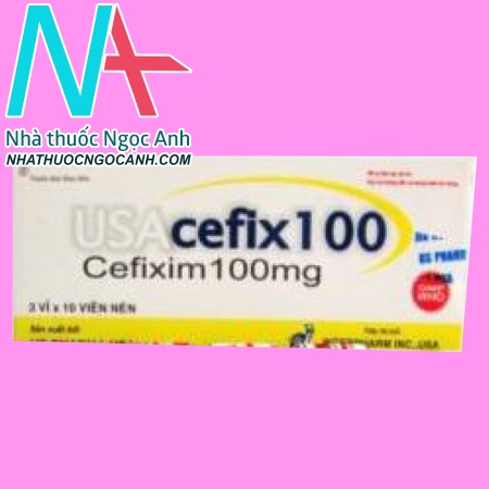 Hộp thuốc USA Cefix 100
