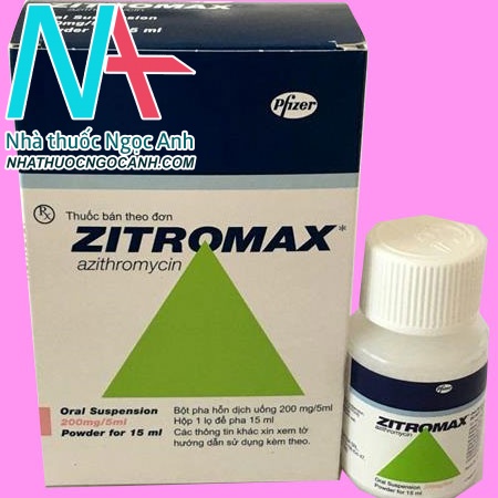 Hộp thuốc zitromax