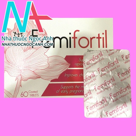 Thuốc Femifortil : Công dụng, liều dùng, lưu ý tác dụng phụ, giá bán