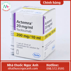 Hộp thuốc Actemra 20mg/ml.
