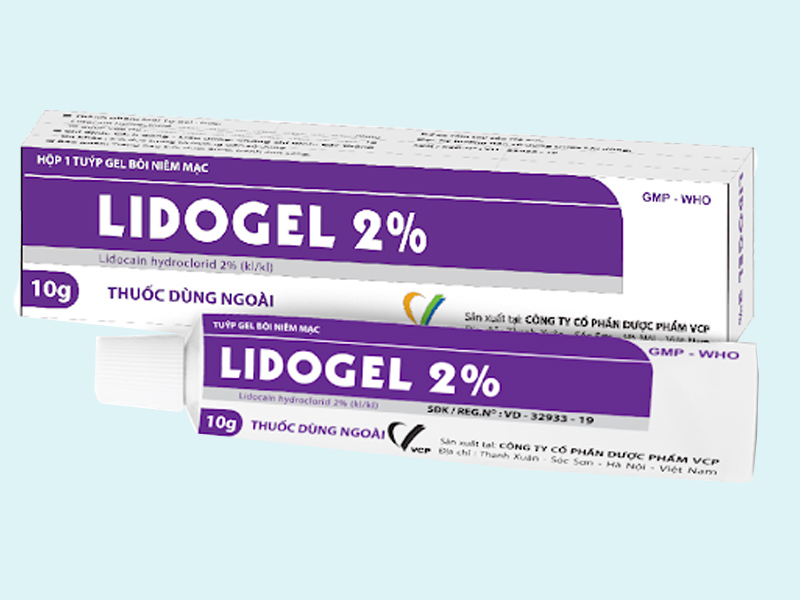Chế phẩm gel lidocain hydroclorid