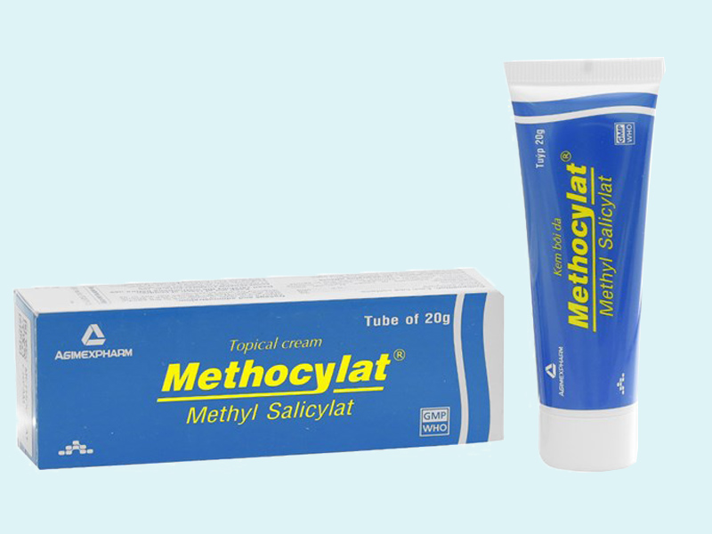 Thuốc Methocylat có dạng bào chế là thuốc mỡ với hoạt chất chính là Methyl salicylat