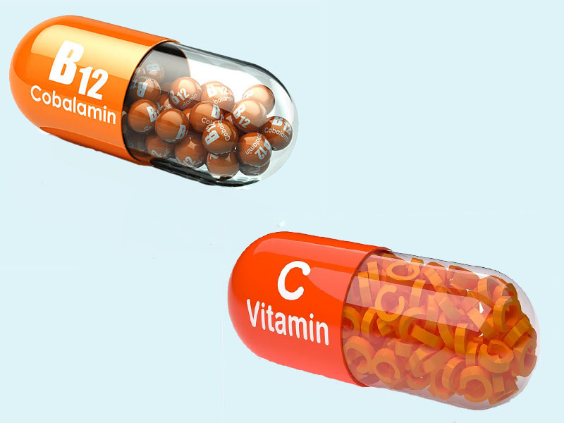 Vitamin B12 và Vitamin C