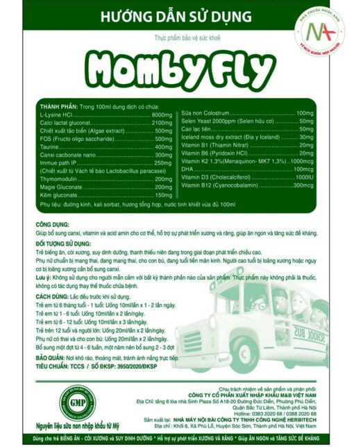 Tờ hướng dẫn sử dụng Momby Fly