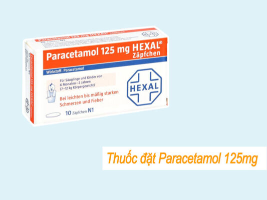 Thuốc đặt Paracetamol 125mg