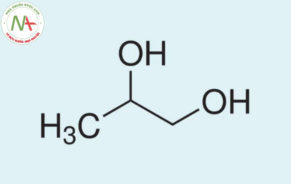 Công thức hóa học của Propylen glycol