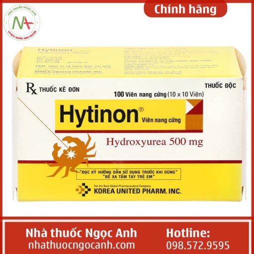 Hộp thuốc Hytinon Hard Caps 500mg