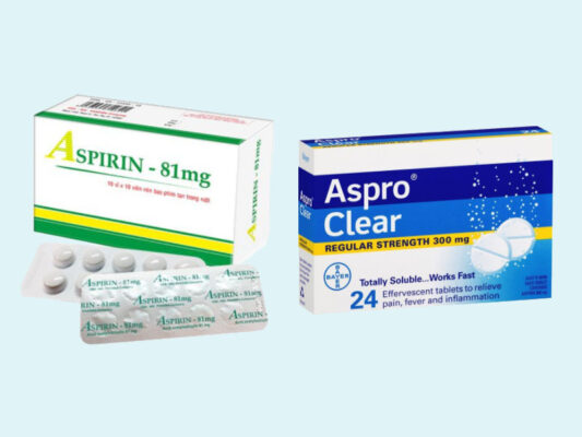 Thuốc chứa Aspirin