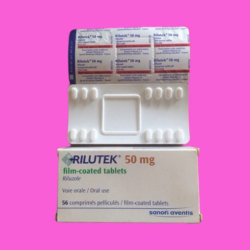 Hình ảnh thuốc Rilutek 50mg được bán nhiều trên thị trường hiện nay