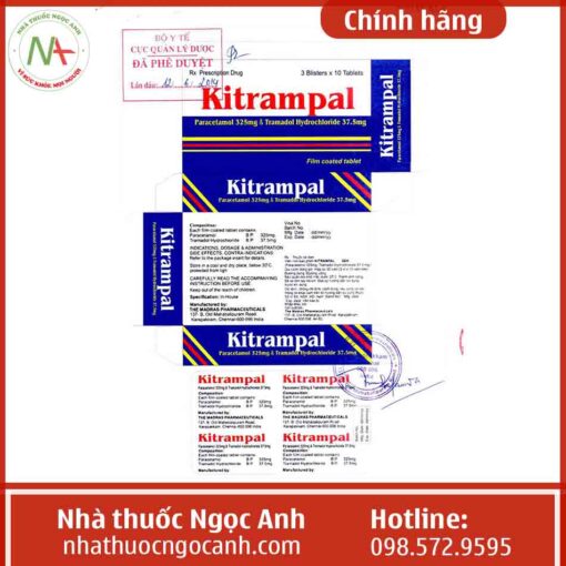 Nhãn thuốc Kitrampal