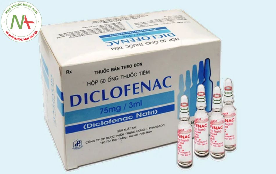 Bào chế thuốc tiêm diclofenac natri có những thành phần chính nào?