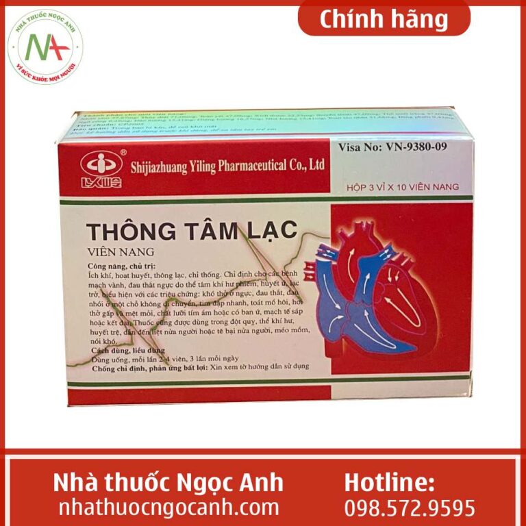 Hộp thuốc Thông tâm lạc