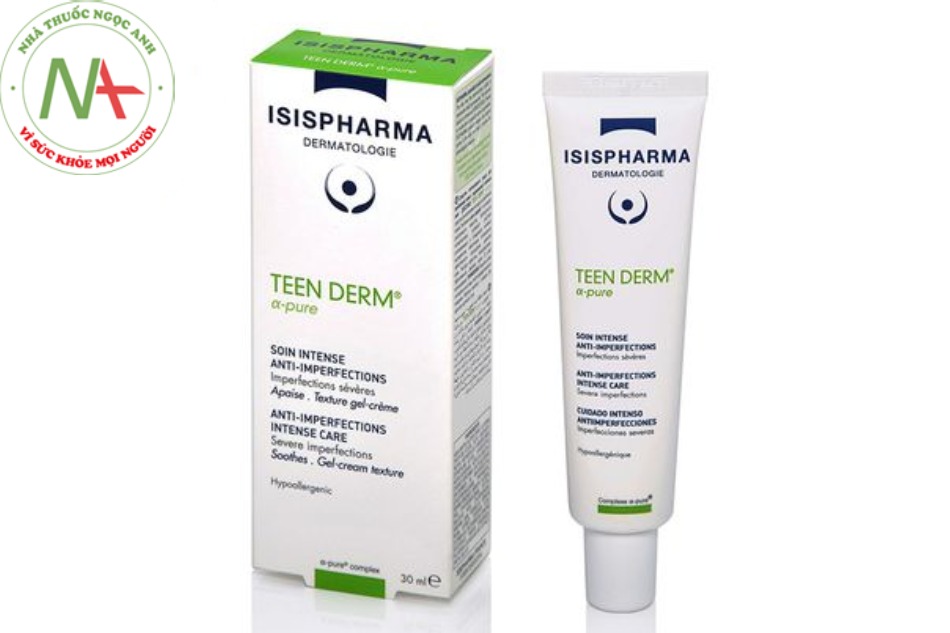 Hình ảnh sản phẩm kem trị mụn chống viêm cho nam Teen Derm K Concentrate
