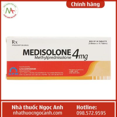 Hình ảnh thuốc Medisolone 4mg