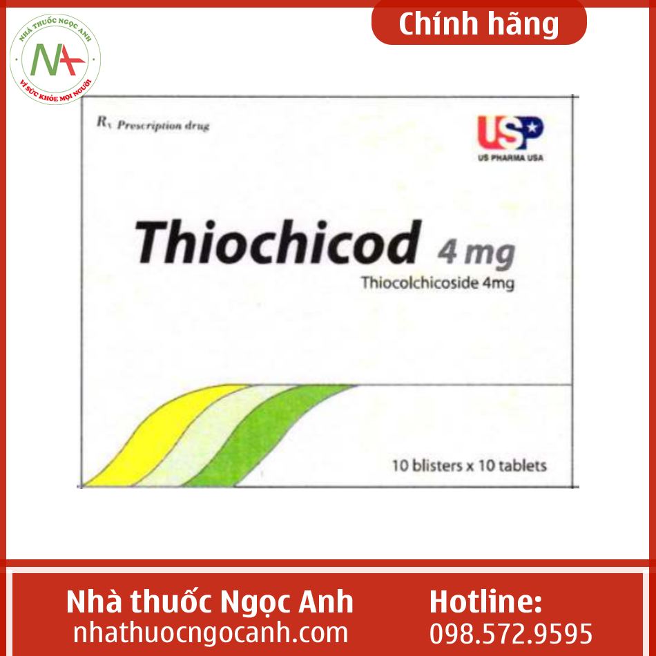 Thiochicod 4 mg là thuốc gì