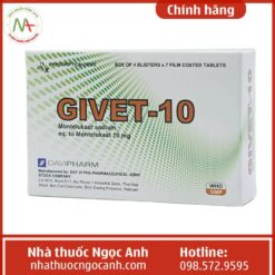 Thuốc Givet-10 Davipharm