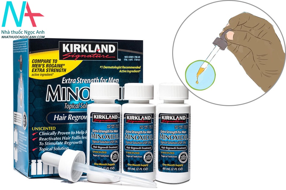 Thuốc mọc râu Minoxidil 5%