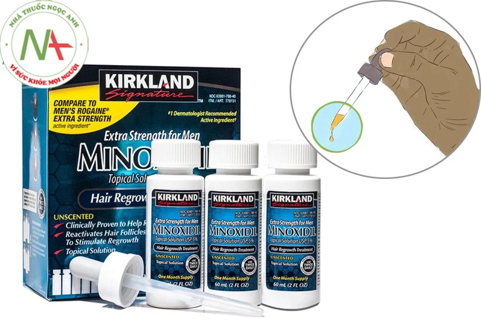 Thuốc mọc râu Minoxidil 5%