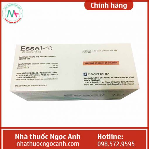 Vỏ hộp thuốc Esseil-10